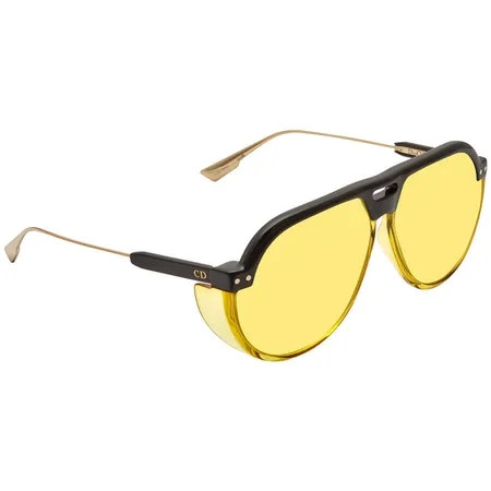 Dior Yellow Pilot Ladies Sunglasses DIORCLUB3S71CHO61 | Walmart (US)