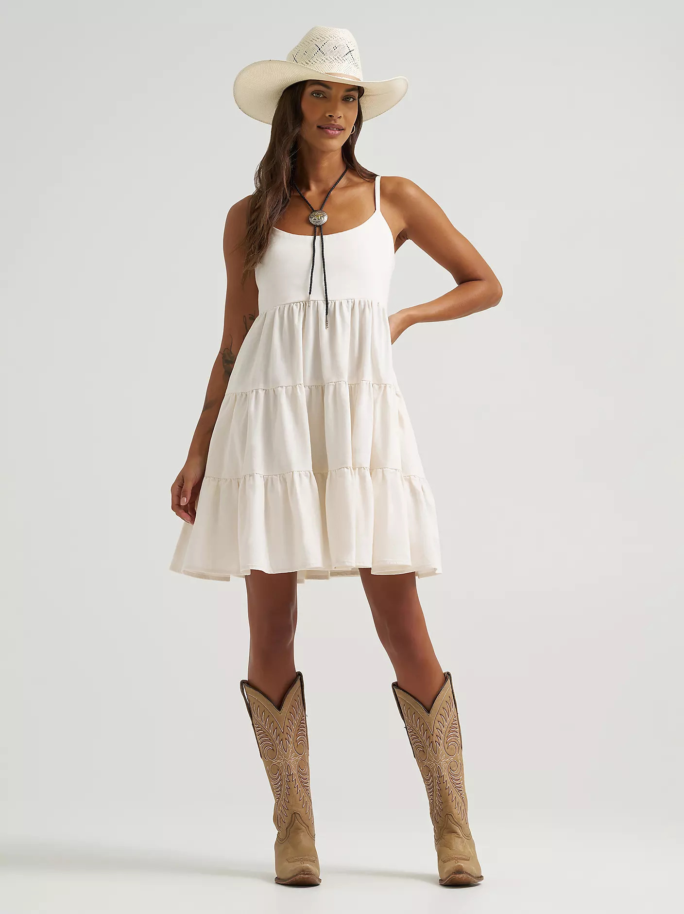 Women's Wrangler Strappy Tiered Dress | Wrangler