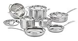 Cuisinart MCP-12N Multiclad Pro Stainless Steel 12-Piece Cookware Set | Amazon (US)