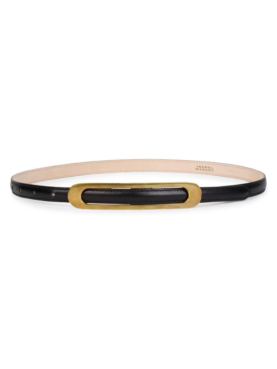 Leyden Leather Belt | Saks Fifth Avenue