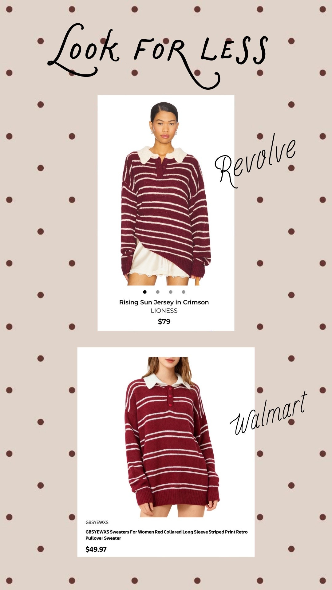 Get my look for less! Love this sweater! 

#LTKootd #LTKSaleAlert #LTKSeasonal