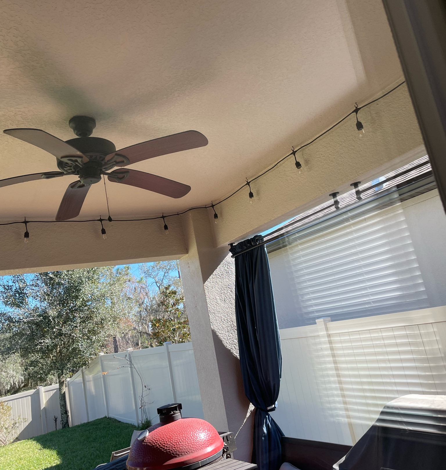 These outdoor string lights are perfect to brighten up your patio area (no pun intended). We got these at the Home Depot and they come in several designs  

#LTKstyletip #LTKhome #LTKunder100