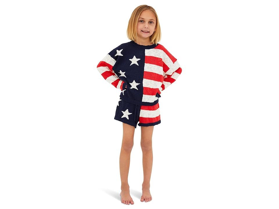 Beach Riot Balboa Shorts (Little Kids/Big Kids) (Star Spangled) Women's Clothing | Zappos