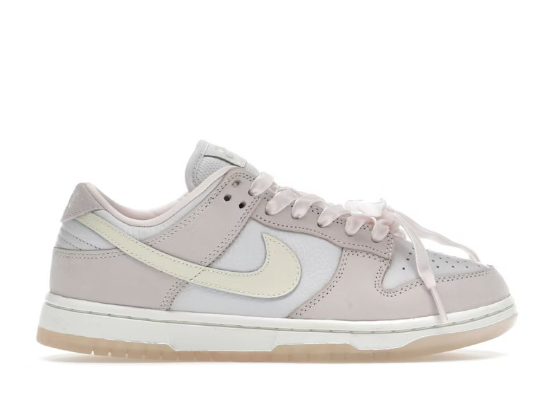 Nike Dunk Low Premium (Women's) Sneakers in Light Soft Pink/Platinum Tint/Coconut Milk | StockX