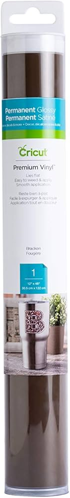 Cricut Premium Permanent Vinyl (12" x 48"), Strong Adhesive Lasts for 3 Years, UV & Water-Resista... | Amazon (US)