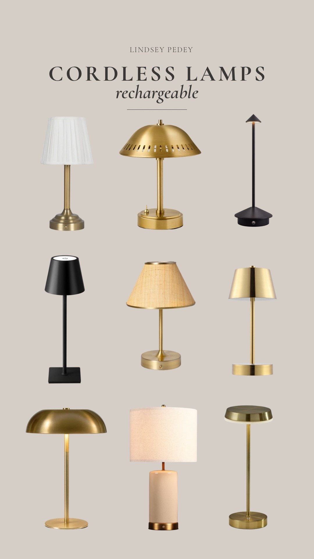 Rechargeable cordless lamps! Love these for adding a little bit of charm and coziness to any space. 

#LTKHome