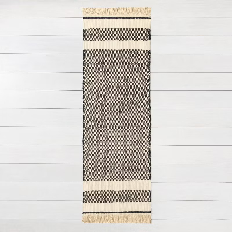 2'4" x 7' Jute Gray Runner - Hearth & Hand™ with Magnolia | Target