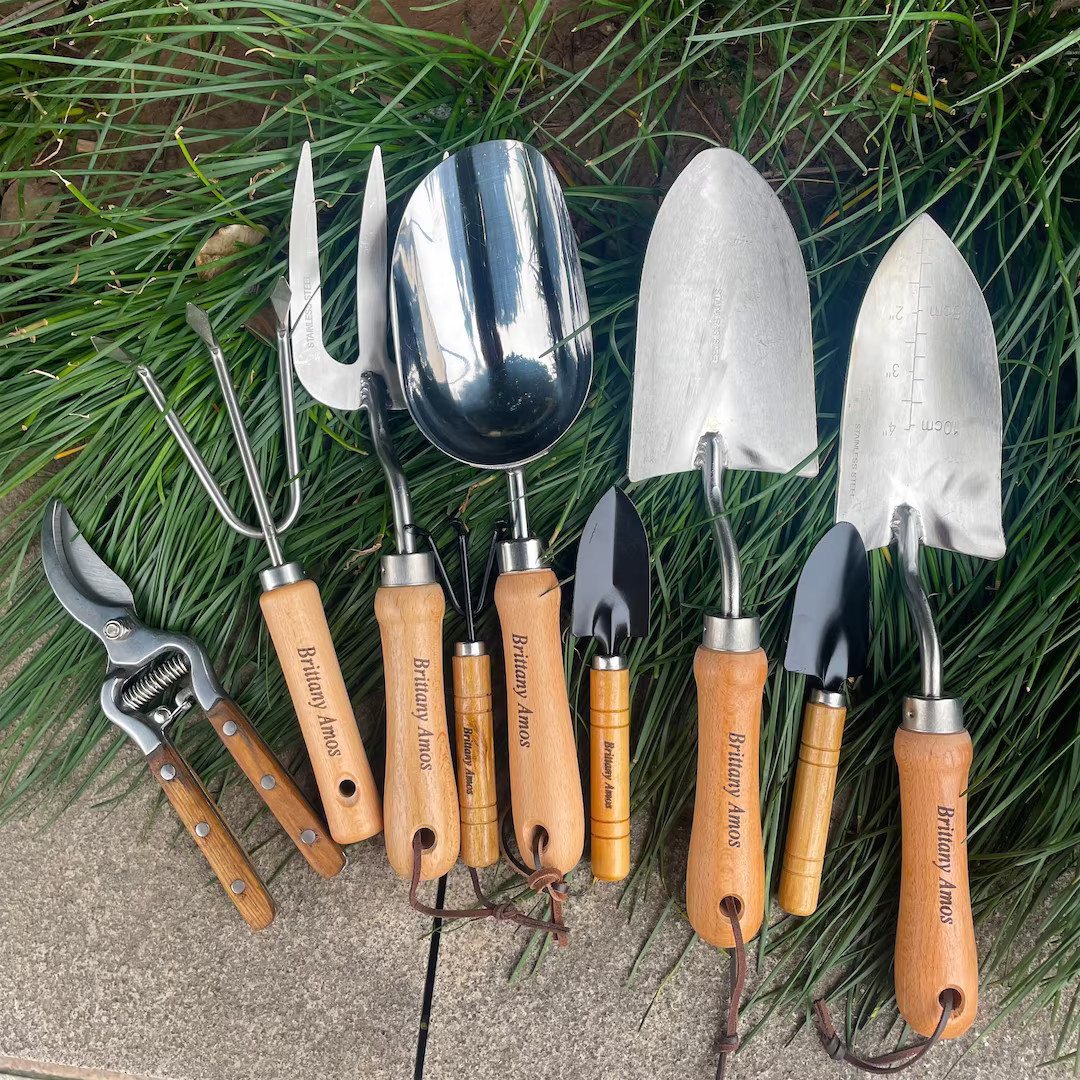 12 Pcs Heavy Duty Gardening Tool Set | Best Gift for the Gardener | Birthday Gift | Personalized ... | Etsy (US)