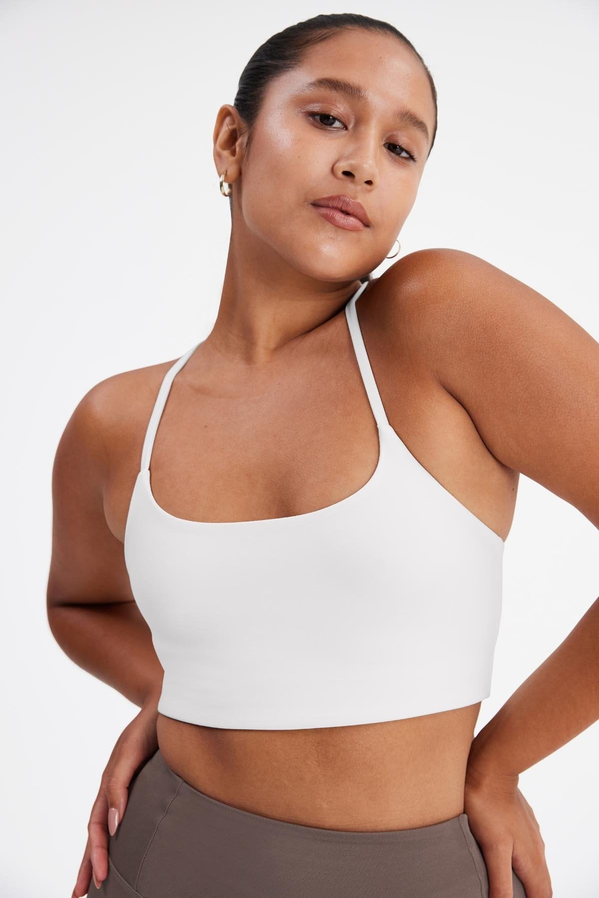 Ivory Juliet Strappy Bra | Girlfriend Collective
