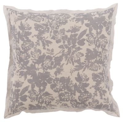 Floral Pattern Euro Sham, Light Gray/Medium Gray | Ashley Homestore