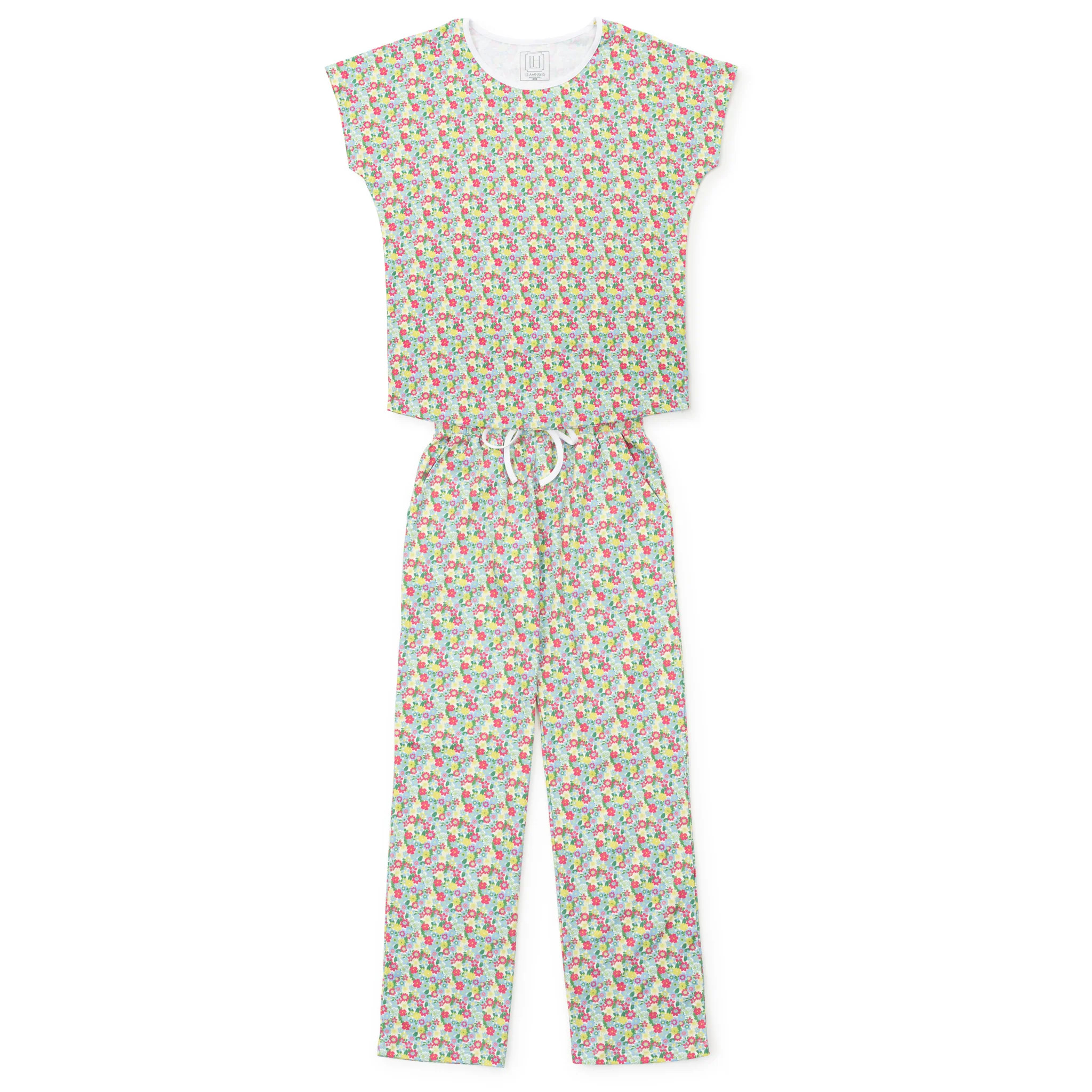 Marcia Women's Pajama Pant Set - Arboretum Floral | Lila and Hayes