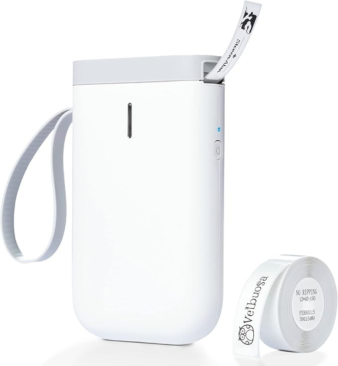 Vetbuosa Label Maker D11 Mini Bluetooth Label Maker Machine with Tape Wireless Label Printer, Use... | Amazon (US)