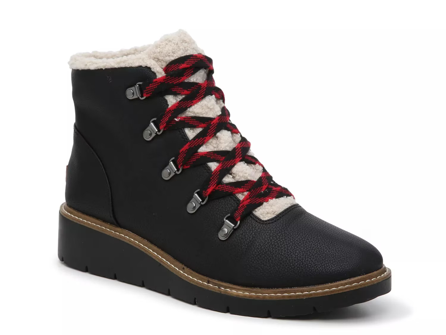 Dr. Scholl's So Cozy Bootie | Women's | Black | Size 10 | Boots | Bootie | Combat | Wedge | Winter | DSW