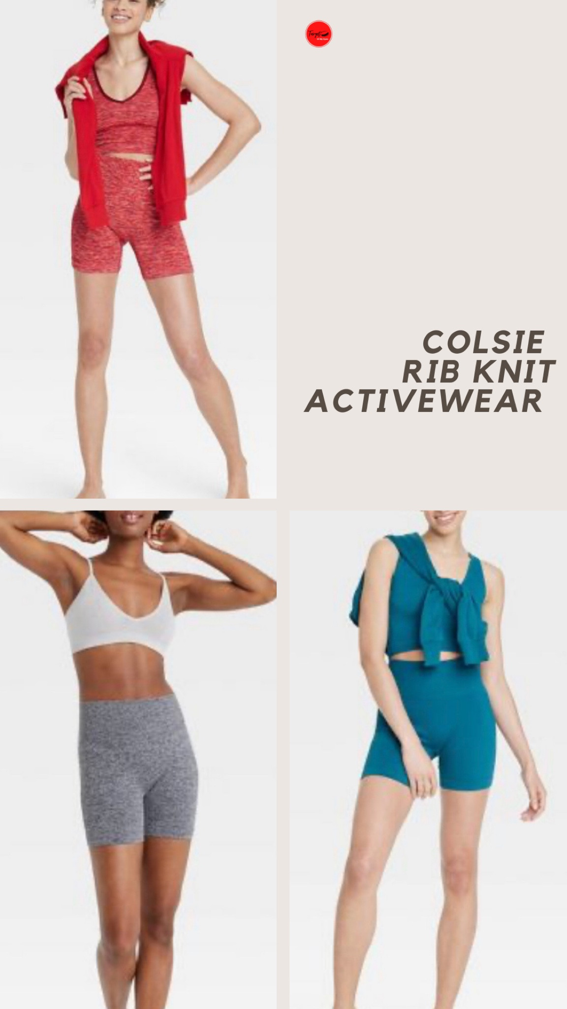 Colsie bike hot sale shorts ribbed