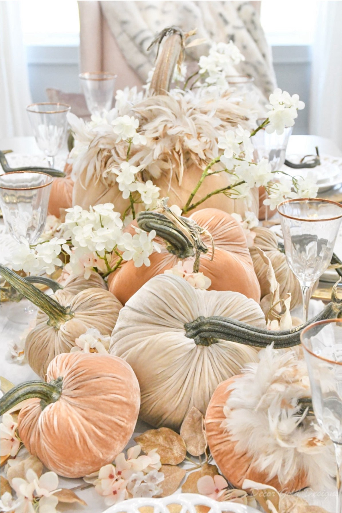 Velvet pumpkins in fall colors 
Fall decor 


#LTKHome