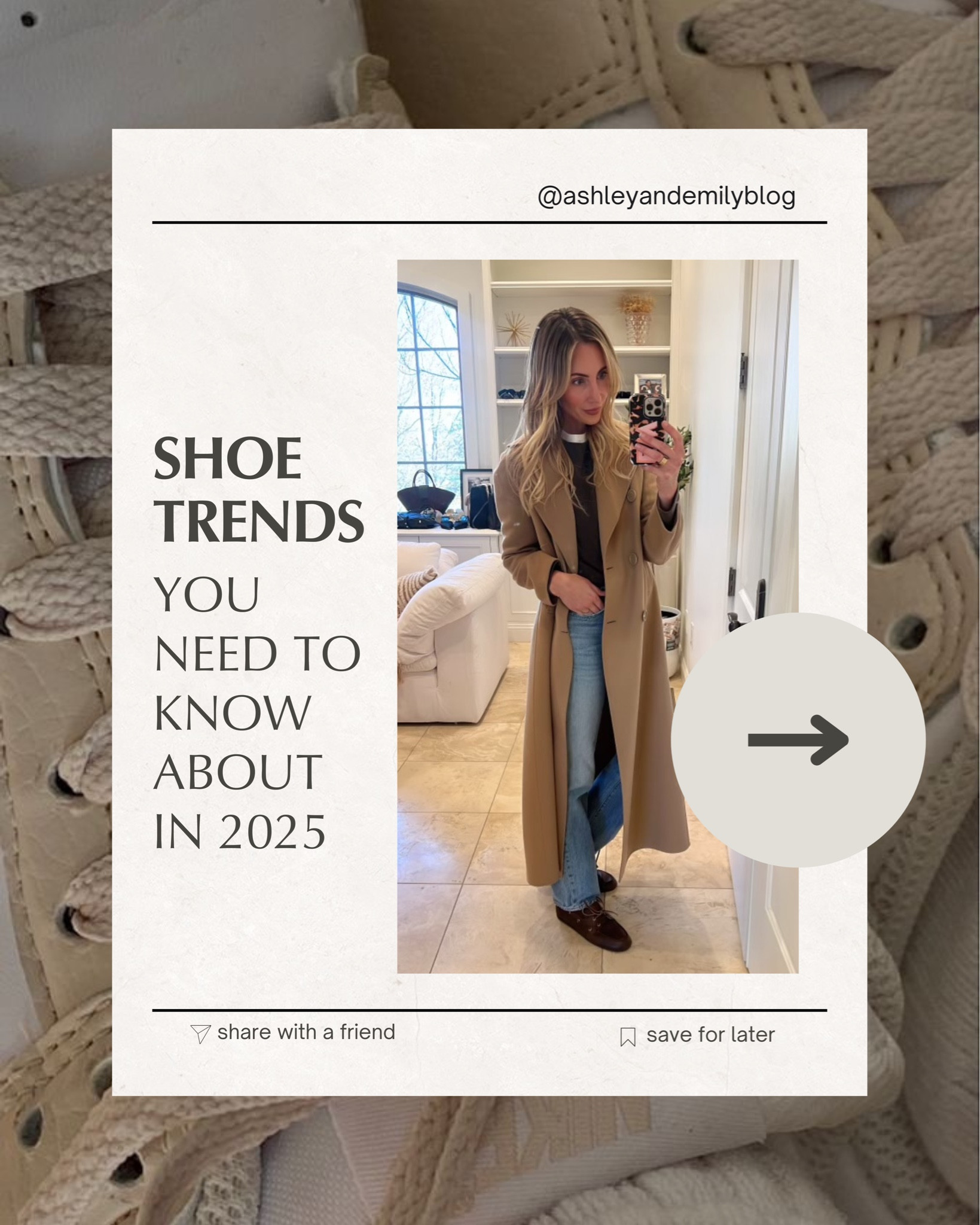 Shoe trends you need to know about in 2025!

women’s shoes, spring shoe, clogs, mary jane flats, jelly sandals, manolo maysale, dad sandals, sneakers, shoe tip 

#LTKStyleTip #LTKSeasonal #LTKShoeCrush