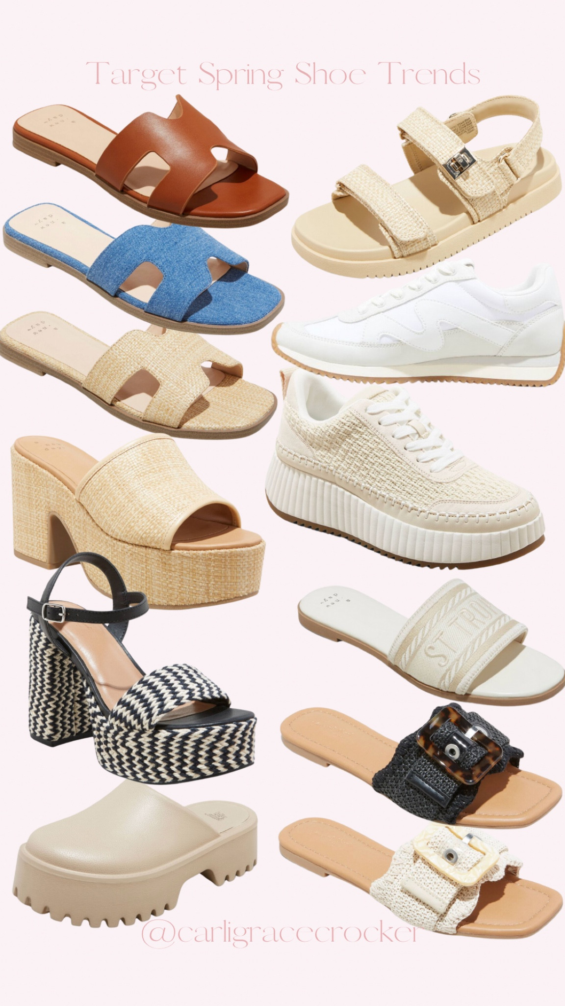 Target Spring Shoe New Arrivals! I always have the hardest time w sandals every year and Target absolutely slayed the basics this year 🌷👡👟🛒🎯
Spring sandals spring shoe spring trends vacation outfit vacation shoe heels church shoe sneakers casual outfit 

#LTKxTarget #LTKfindsunder50 #LTKshoecrush