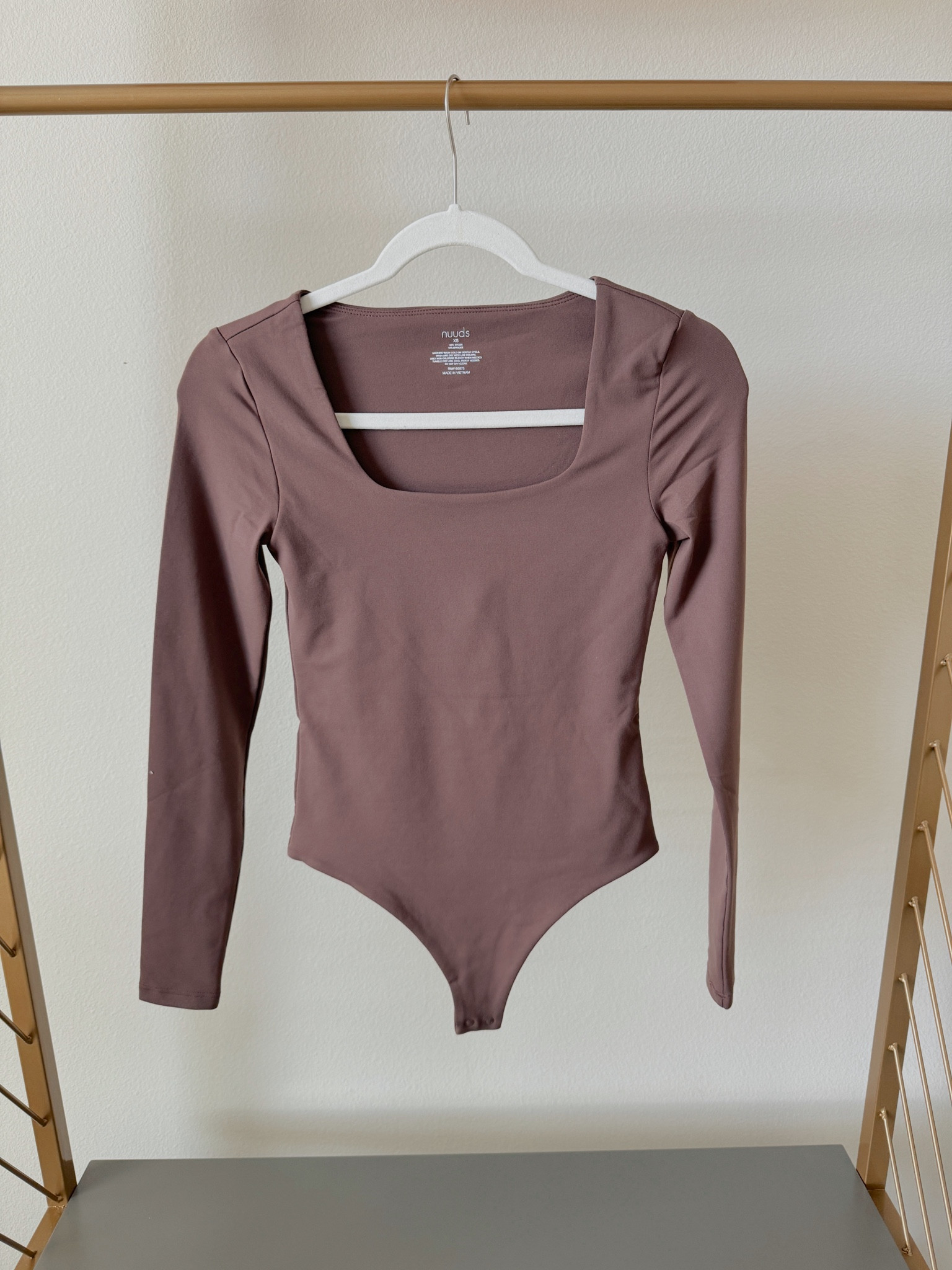 Nuuds bodysuit in ‘coffee’ color. Size XS

#LTKfindsunder100 #LTKSpringSale