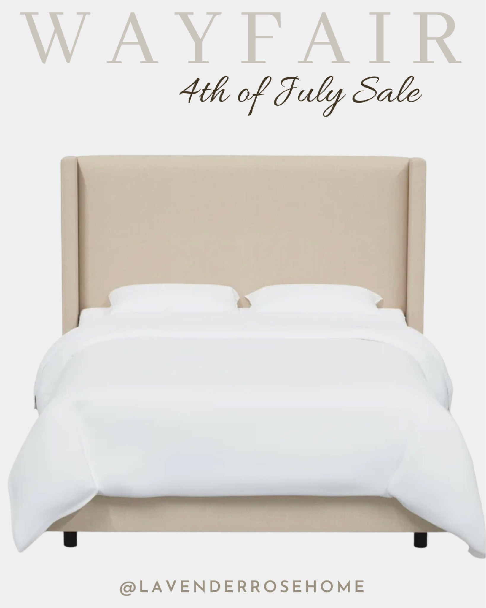 Tilly Upholstered Bed curated on LTK