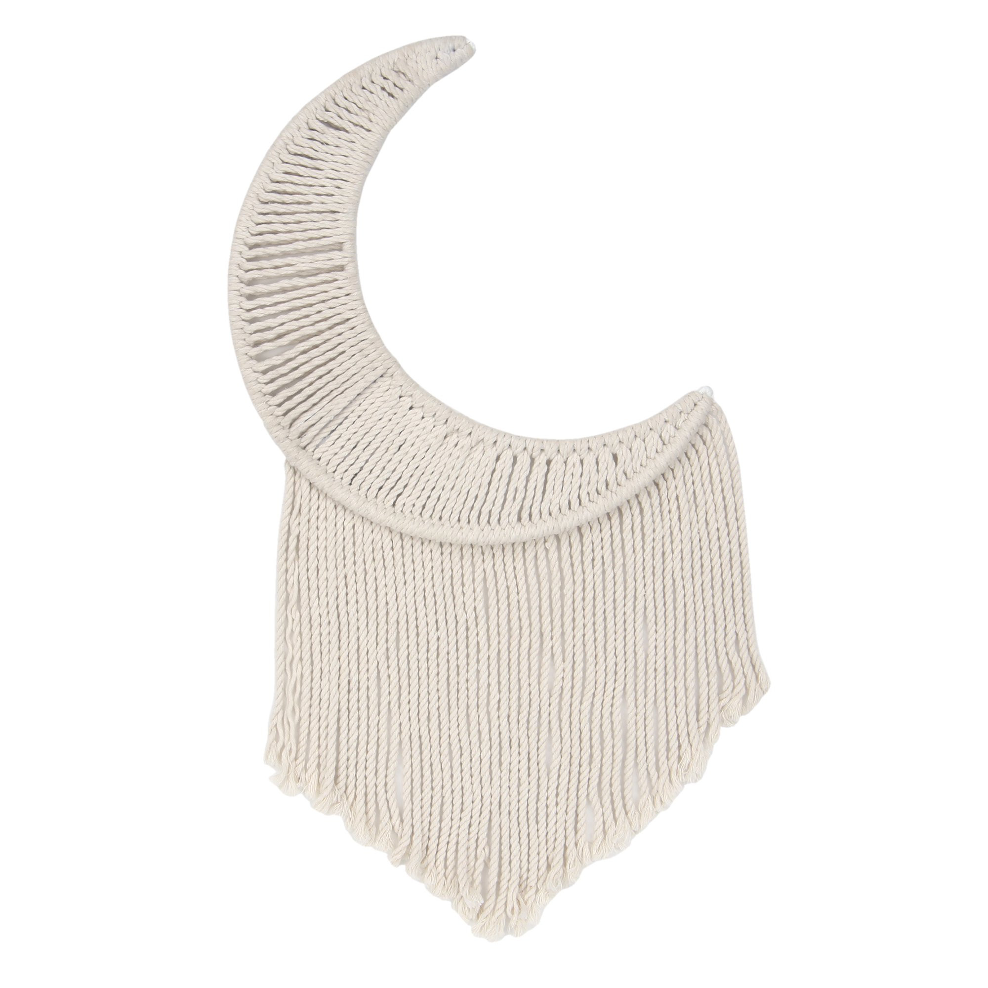 Lambs & Ivy Signature Macrame Moon Beige Wall Decor/Wall Hanging | Walmart (US)