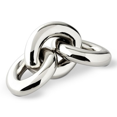 Polished Nickel Links Sculpture | Williams-Sonoma