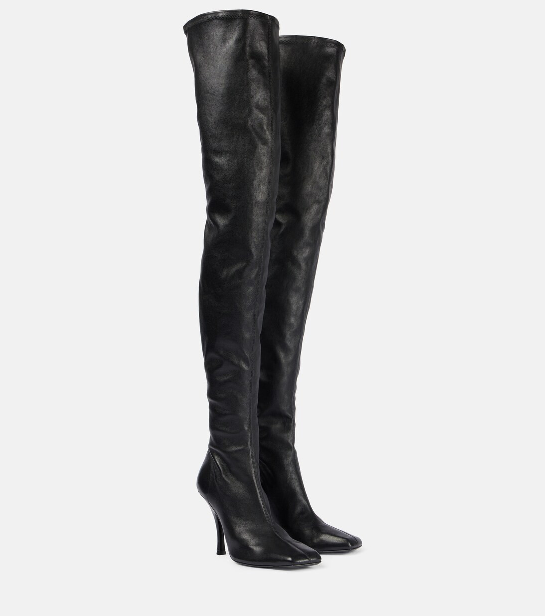 Eva 100 leather over-the-knee boots | Mytheresa (INTL)