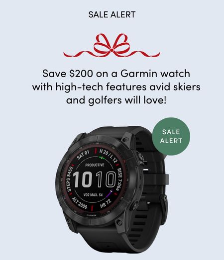 Garmin watch on sale now!

#LTKGiftGuide #LTKCyberWeek #LTKHoliday