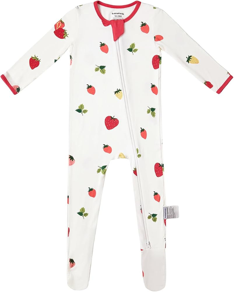 BubblePanda Rayon Made From Bamboo Baby Pajamas Baby Clothes for Boys Girls Unisex Zip-Front Non-... | Amazon (US)