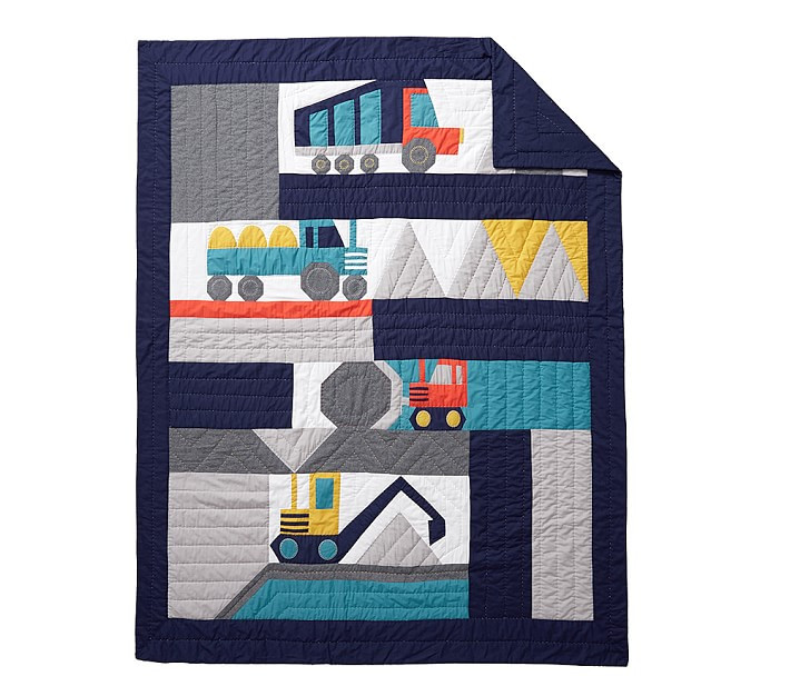Jax Construction Quilt & Shams | Pottery Barn Kids