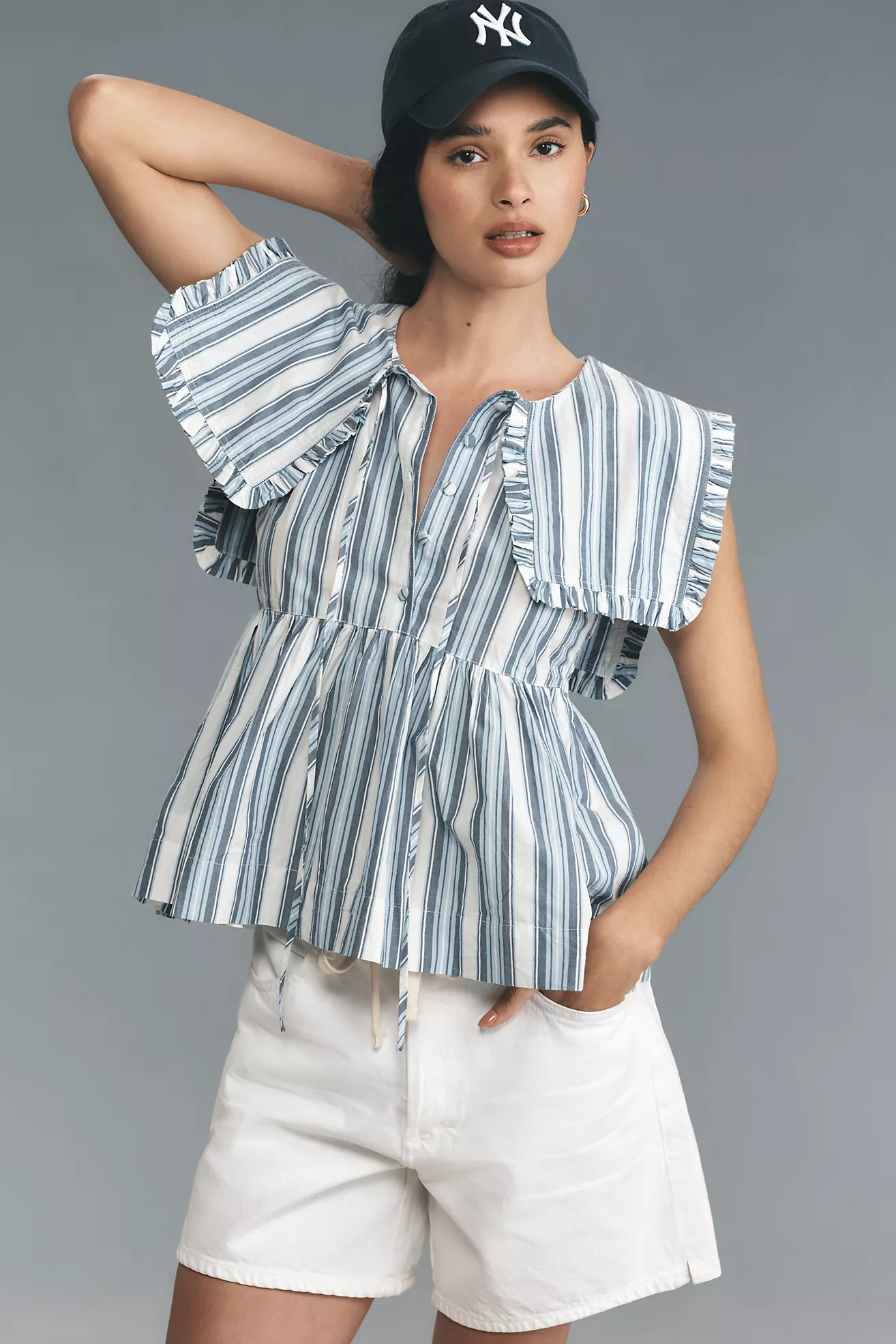 Damson Madder Sailor Blouse | Anthropologie (US)