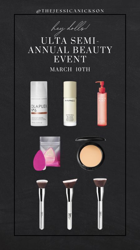 Ulta semi annual beauty event! March 10 picks!
That OlaPlex bonding treatment, is absolutely incredible! Very good way to start your hair care journey! I’ve heard amazing things about that peach lily cleanser! Also, can’t go wrong with Mac’s finishing powder ✨✨

#LTKbeauty #LTKsalealert #LTKfindsunder50