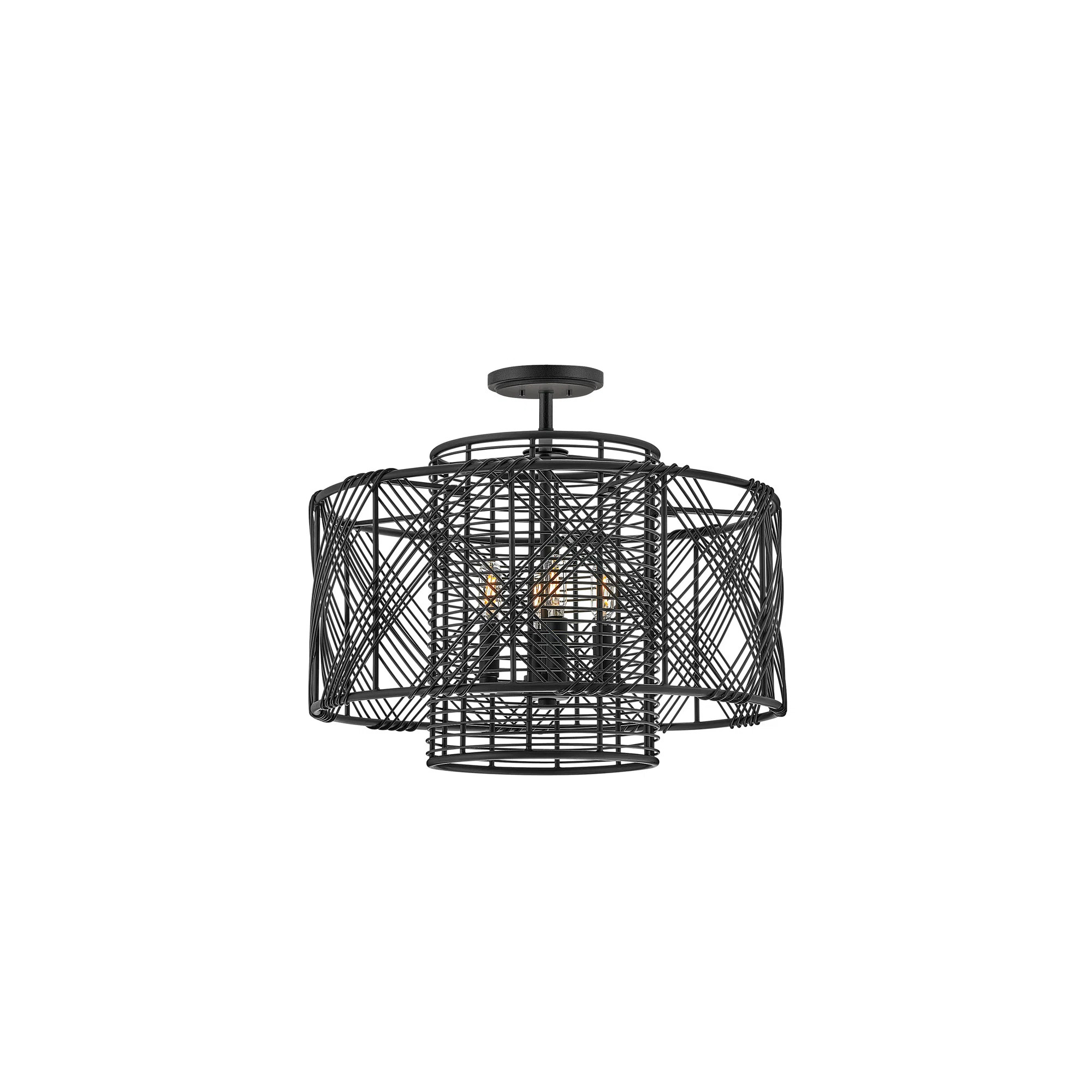 Brooke 4 Light Dimmable Drum Chandelier | Wayfair North America