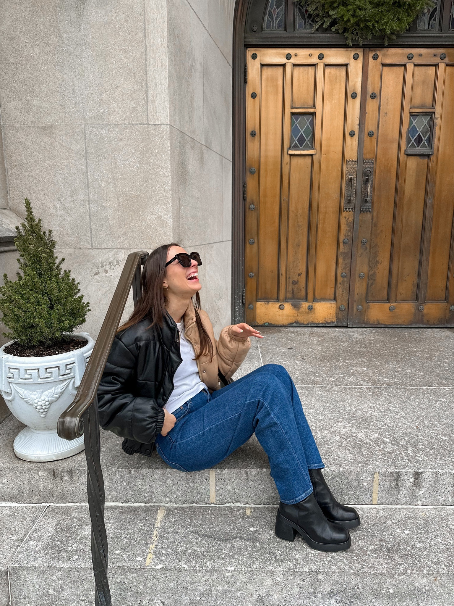 fall outfits, fall outfits 2033, fall outfits amazon, fall fashion, november outfit, casual fall outfits, shein fall outfits, amazon fall outfits, fall work outfits, fall maternity outfits, amazon fashion, amazon outfits, fall outfit inspo, fall outfits casual, fall outfit ideas, cute fall outfits, cute casual outfit, cozy fall outfits, cozy outfits, straight leg jeans, high rise jeans, winter outfit, winter coat, winter jacket, winter outfits women, winter fashion, nyc winter outfits, nyc outfits, nyc fall outfits, black heeled booties, black shoulder bag, white t shirt

#LTKU