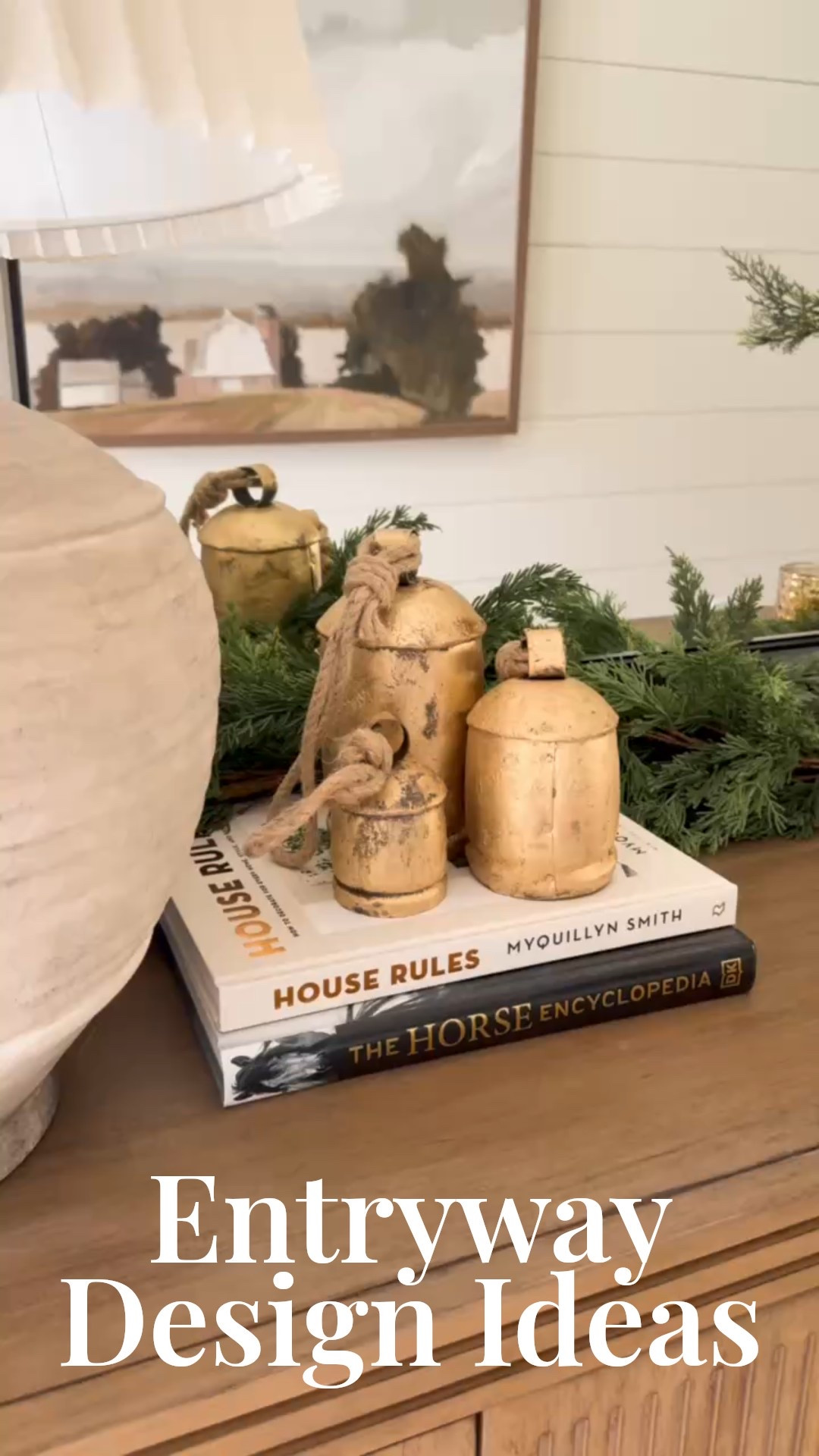 🌾 Love an entryway that feels clean, calm, and effortlessly styled?
This look combines soft lighting, natural textures, matte ceramic details, evergreen stems, layered frames, and a curved mirror that adds organic movement to the space. The ribbed console grounds the entire design with warmth and depth.

#porcheandco #neutralentrywaydecor #modernclassicstyle #archedmirrortrend #texturalhomedecor #entrywayconsoledecor #organicmoderninteriors #lampsandlighting #calmhomevibes #homeentrydesign

Do you want to bring our dreamy Modern Classic style interior design into your own home? 🏡 You’re in luck! Reserve our Online Interior Design packages today -> https://porcheandco.com/edesign ✨ We can’t wait to work with you & design your home with #porcheandco


#LTKHome #LTKHoliday #LTKSeasonal