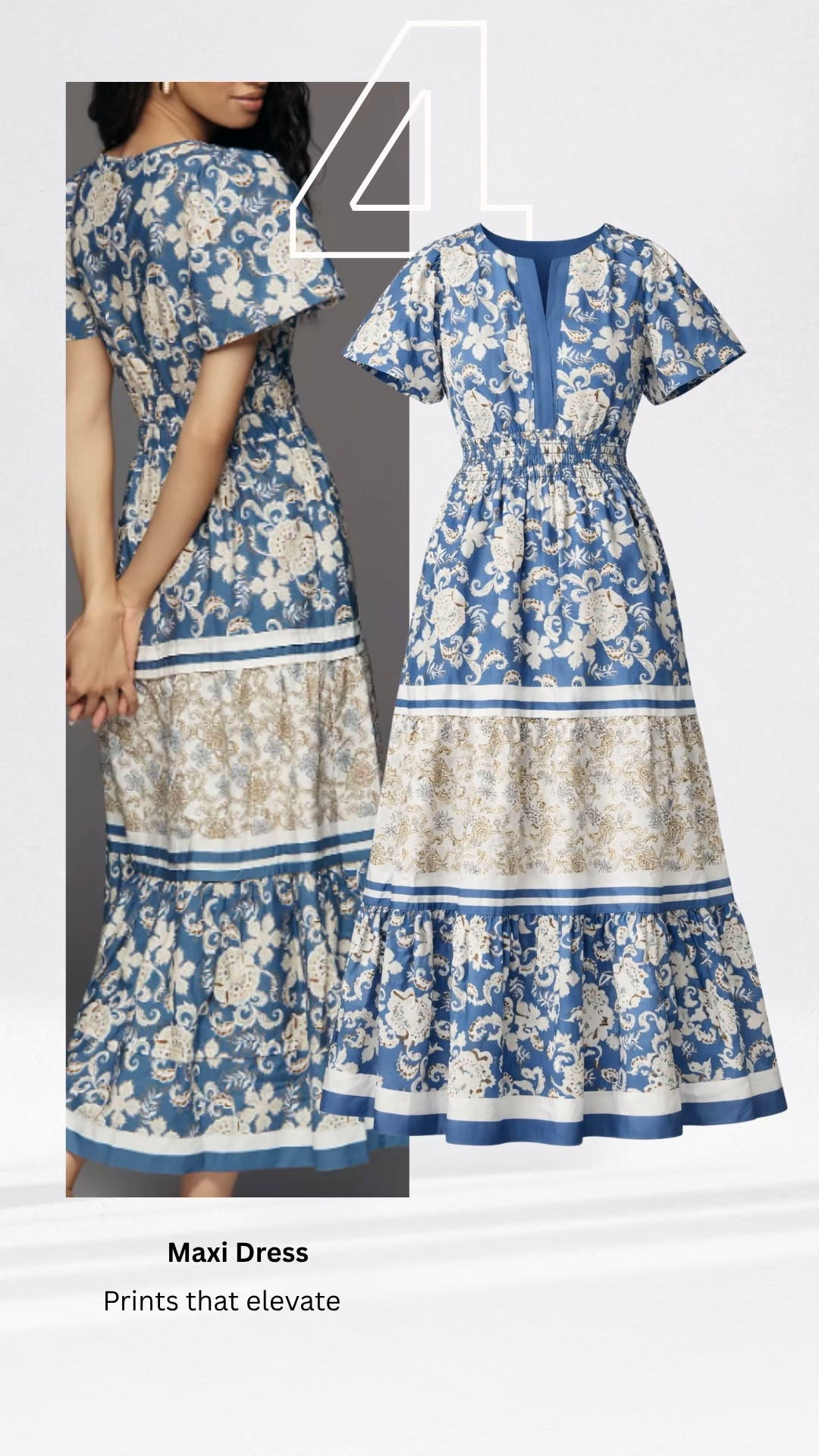 Statement print maxi dress you can wear on repeat.

#LTKootd #LTKOver40