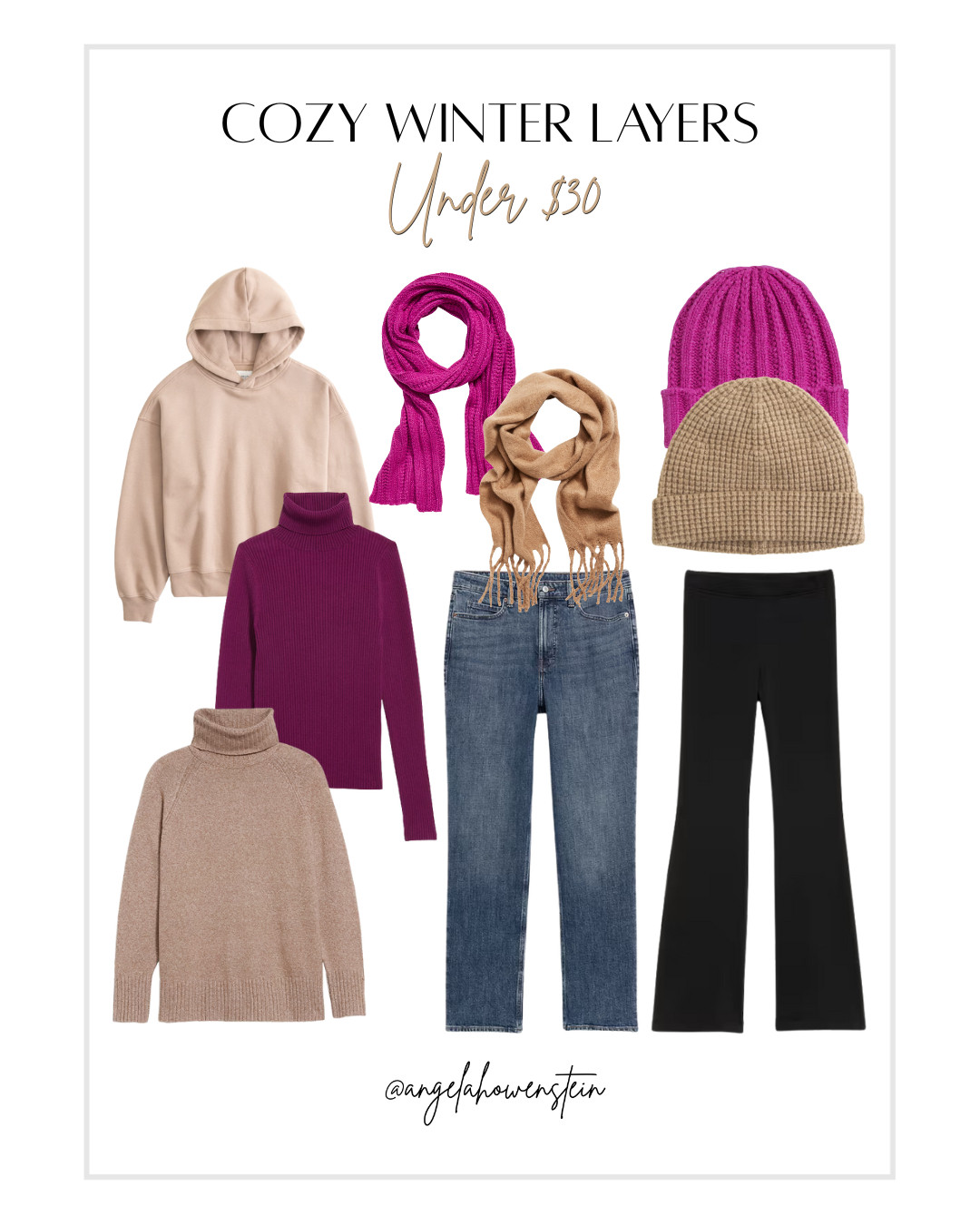 Cozy winter layers that feel thoughtful, comfortable, and well priced—each under $30.

#CozyLayers #WinterBasics #AffordableStyle #EverydayComfort #LTKFinds #BudgetFriendly #LayeredLooks #ColdWeatherEdit
 

 #LTKootd #LTKSeasonal #LTKFindsUnder50