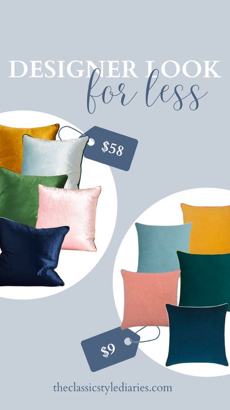 Anthropologie look for less. These velvet pillows are amazing but a little pricey. The dupes are double sided and have the same vibe. #anthropologiedupe #velvetpillows #colorfulpillows 

#LTKfindsunder100 #LTKfindsunder50 #LTKhome