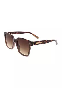 Anne Klein Deep Square Butterfly Sunglasses | Belk