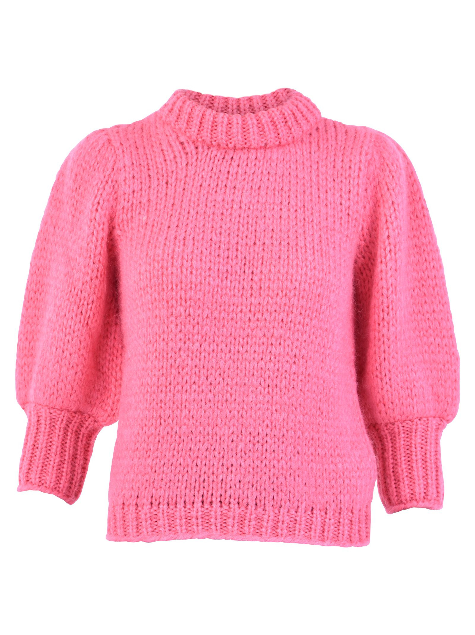 Ganni Fuxia Julliard Sweater | Italist.com US