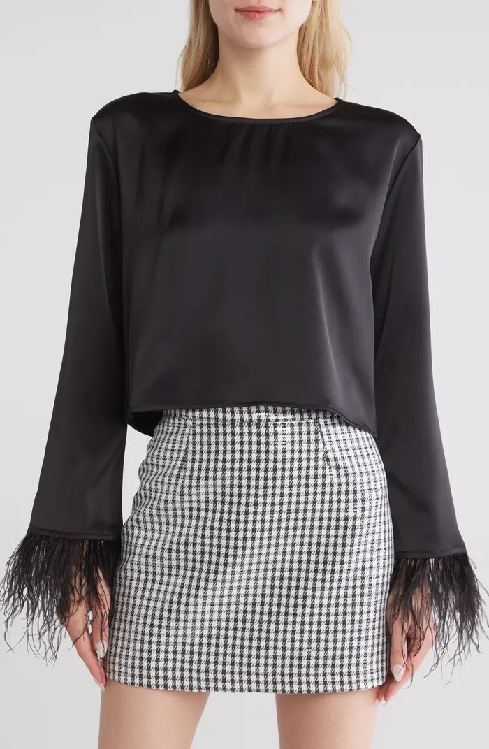 WAYF Feather Trim Top | Nordstromrack | Nordstrom Rack