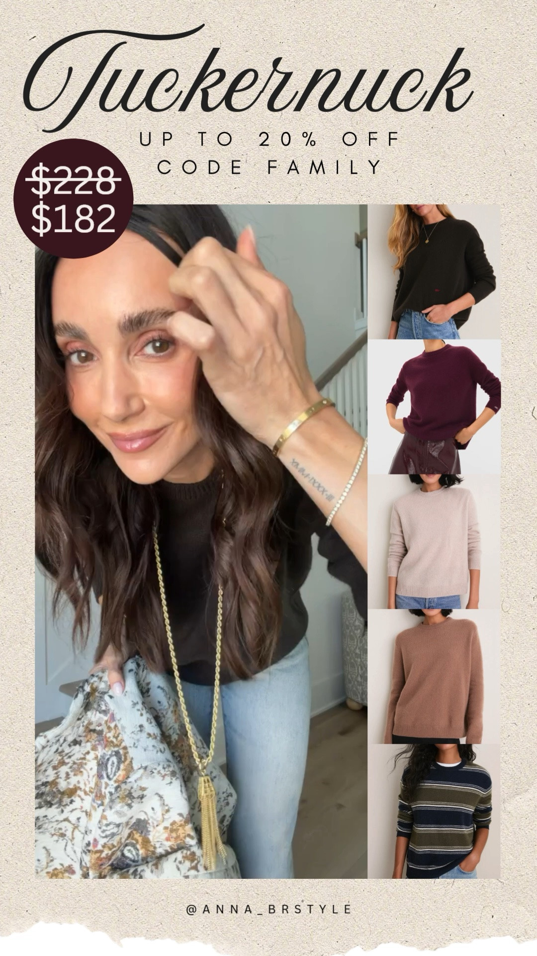 Tuckernuck up to 20% off code FAMILY.

#LTKSaleAlert #LTKOver40 #LTKootd