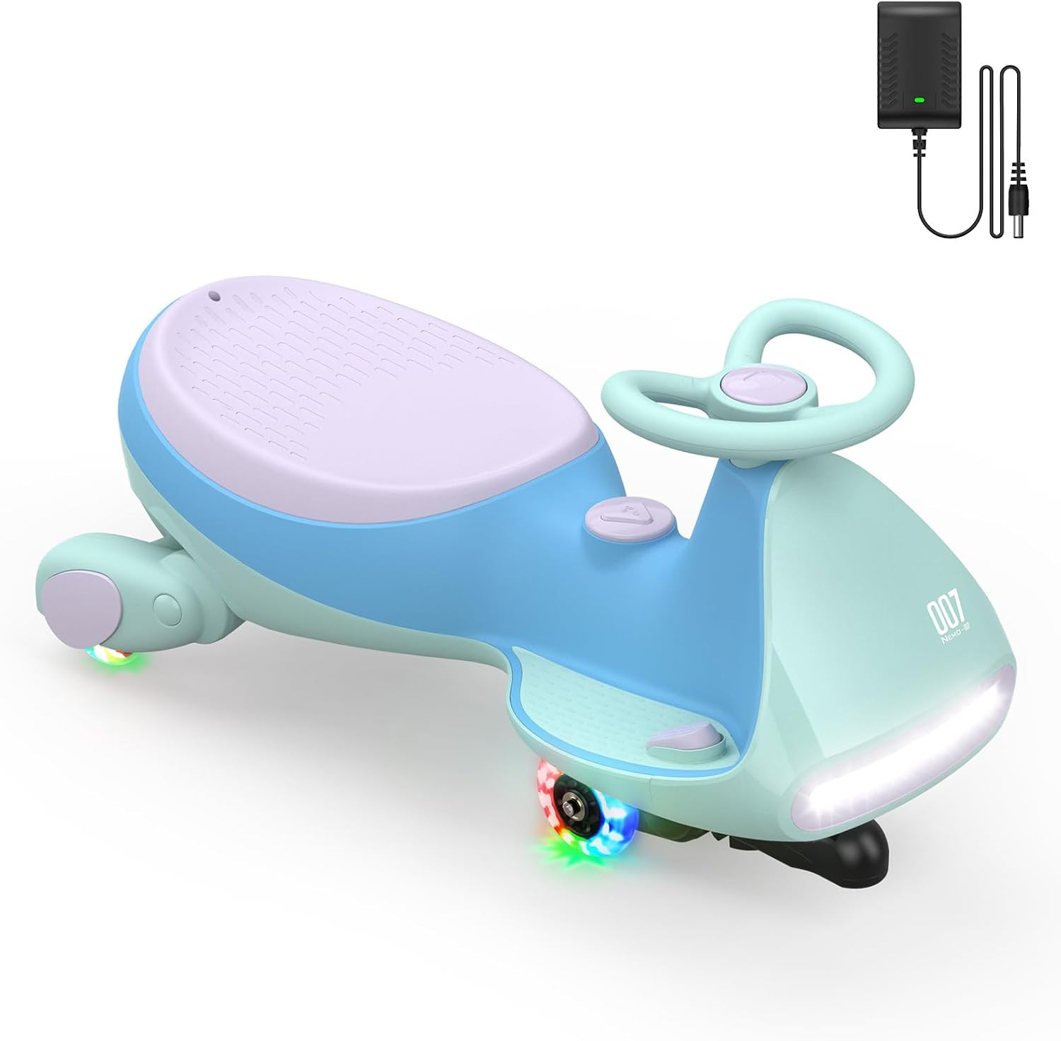FanttikRide N7 Pro Electric Wiggle Car, Rechargeable Battery, CyberWiggle, 2 in 1 Swing Car, 2 Sp... | Amazon (US)