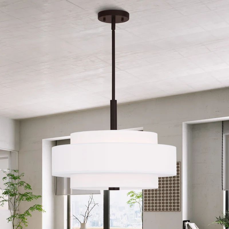 Paquette 4 - Light Dimmable Drum Chandelier | Wayfair North America