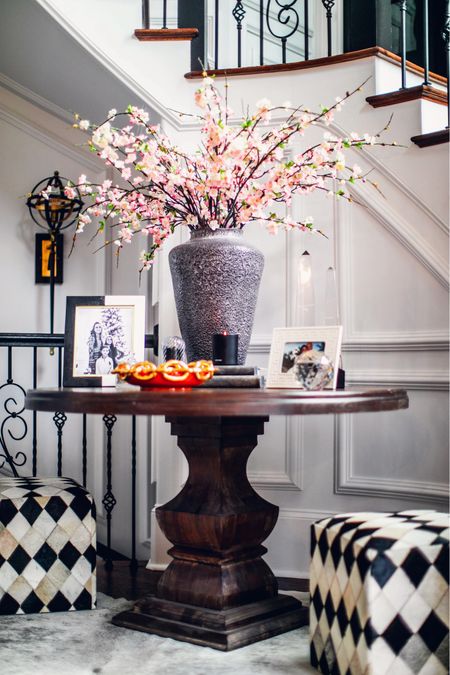 You guys…this beautiful pedestal dining table is on MAJOR sale! 

Dining table, pedestal table, pink cherry blossoms, foyer entry, marble picture frame 

#LTKstyletip #LTKsalealert #LTKhome