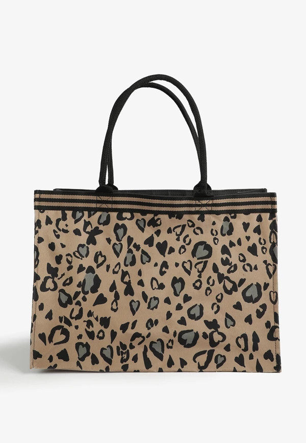 Leopard Print Carryall Tote Bag | Maurices