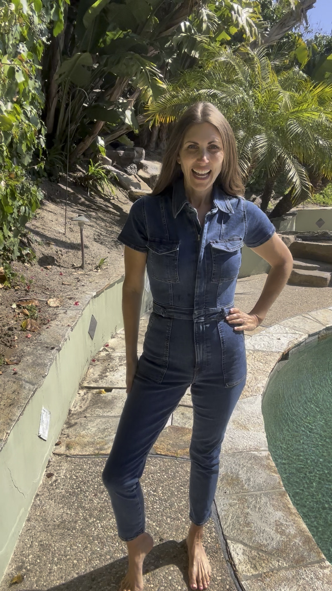 Obsessed with this Good American jumpsuit! Watch and see why! Size 6, 5'8 in size Medium. 

#LTKFindsUnder100 #LTKWatchNow #LTKMidsize