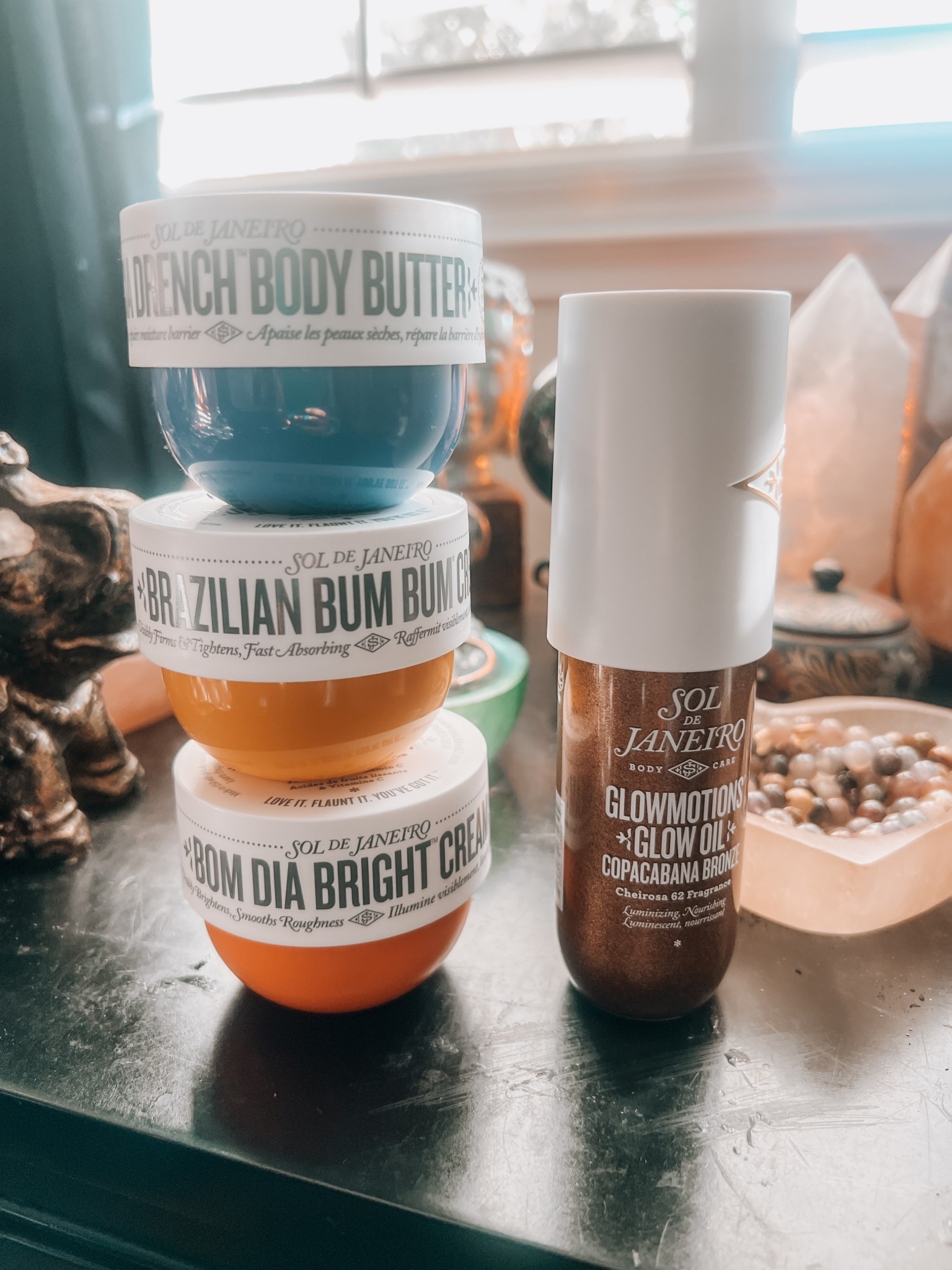 If healing had a scent, it would smell like Sol de Janeiro.

Glowing skin, glowing soul—because this season, I’m showing up moisturized, bronzed, and unbothered.

I start with that Brazilian Bum Bum Cream (tighten + smooth, yes please),
then layer on the Bom Dia Bright Cream for that vitamin C glow-up, slather the Beija Flor Body Butter to stay drenched in softness, and seal it all in with the GlowMotions Bronze Glow Oil in Copacabana—because shimmer is a form of self-love.

This is for the brown girls healing in style.
For the 40-somethings finding themselves again. For the women who’ve been through hell but still smell like heaven.

You’re not too old to glow. You’re just getting started.

#SolDeJaneiroGlow
#GlowMotionsMagic #BumBumCreamQueen #BomDiaBrightening #BeijaFlorEnergy #BrownGirlLuxury #GlowingAndGrowing

#LTKWatchNow #LTKOver40 #LTKBeauty