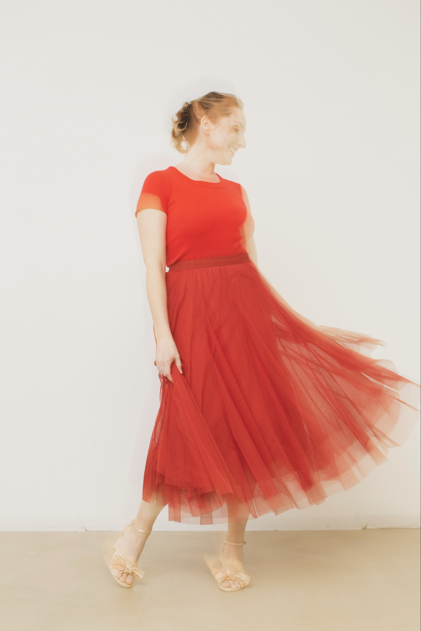 Red on red. 

#LTKbeauty #LTKHoliday