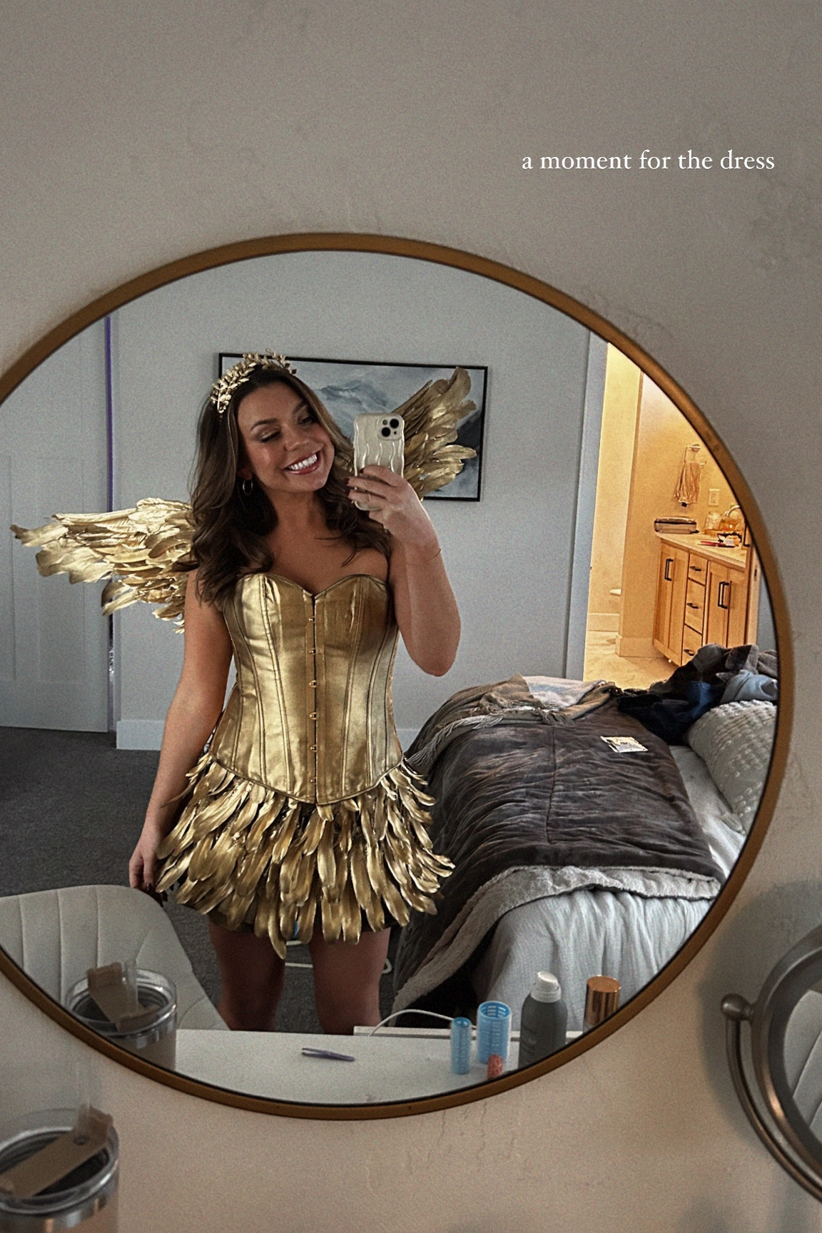 golden snitch costume (Kendall Jenner golden fairy costume inspired) 

#LTKSeasonal #LTKHoliday #LTKHalloween