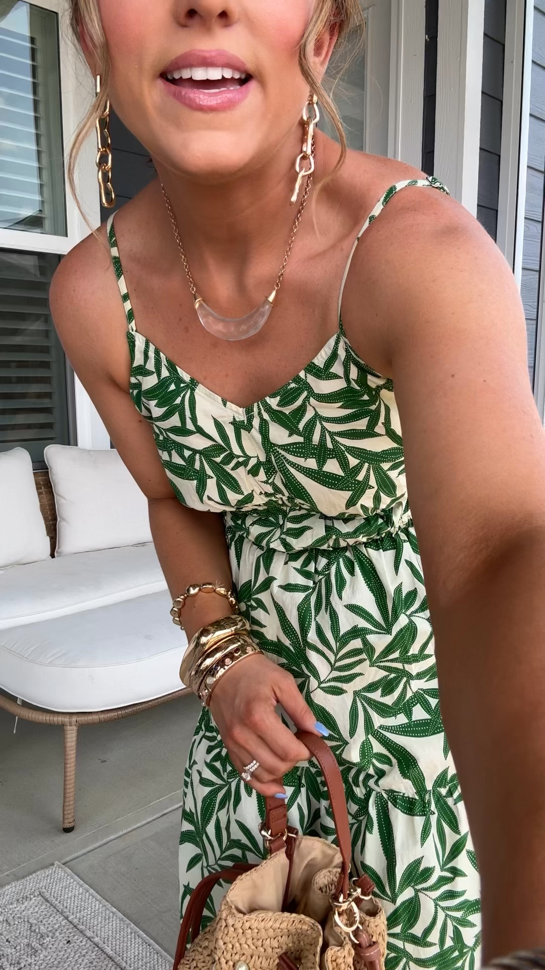 This printed maxi is giving tropical getaway meets elevated everyday style 🌿 Such a beautiful summer dress for vacation, brunch, showers or dinner out. The print, silhouette and easy fit feel so high end and I cannot believe it’s from Walmart. One of those pieces that looks designer-inspired without the price tag.

#WalmartFashion #MaxiDressStyle #VacationStyle #GreenDress #ResortWearStyle #AffordableFashionFinds #SummerDressInspo #WalmartNewArrivals #CoastalChicStyle #BoutiqueStyleForLess

#LTKootd #LTKPetite #LTKMothersDay